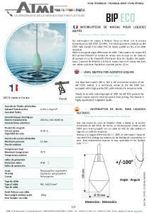 Ficha t�cnica BIP ECO