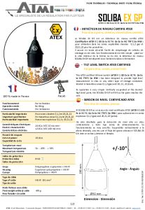 Detector para granos y pulverulentos - SOLIBA EX GP