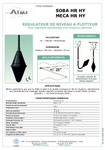 Ficha t�cnica SOBA HR HY