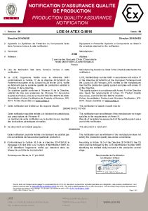 Certificado ATEX 2025-2028 - ATMI