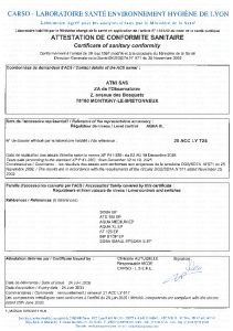 Certificaci�n ACS 2026 - ATMI Francia